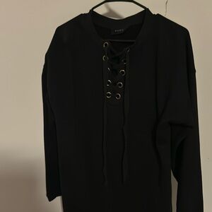 Storia Black Sweater Dress